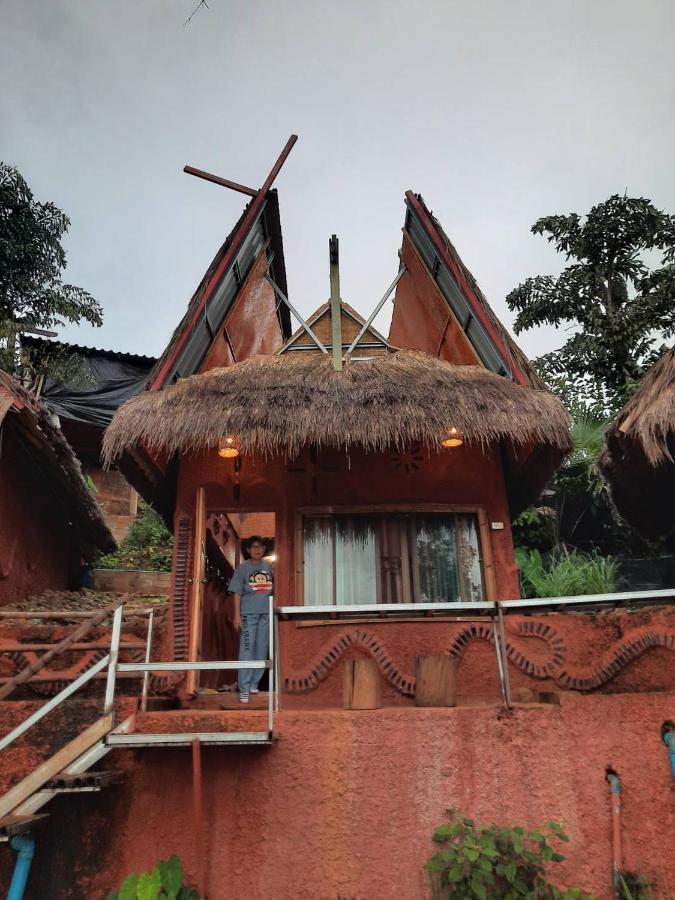 Apartmán Akha Mud House Mae Salong Exteriér fotografie