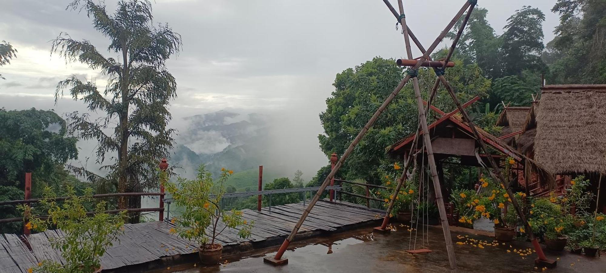 Apartmán Akha Mud House Mae Salong Exteriér fotografie