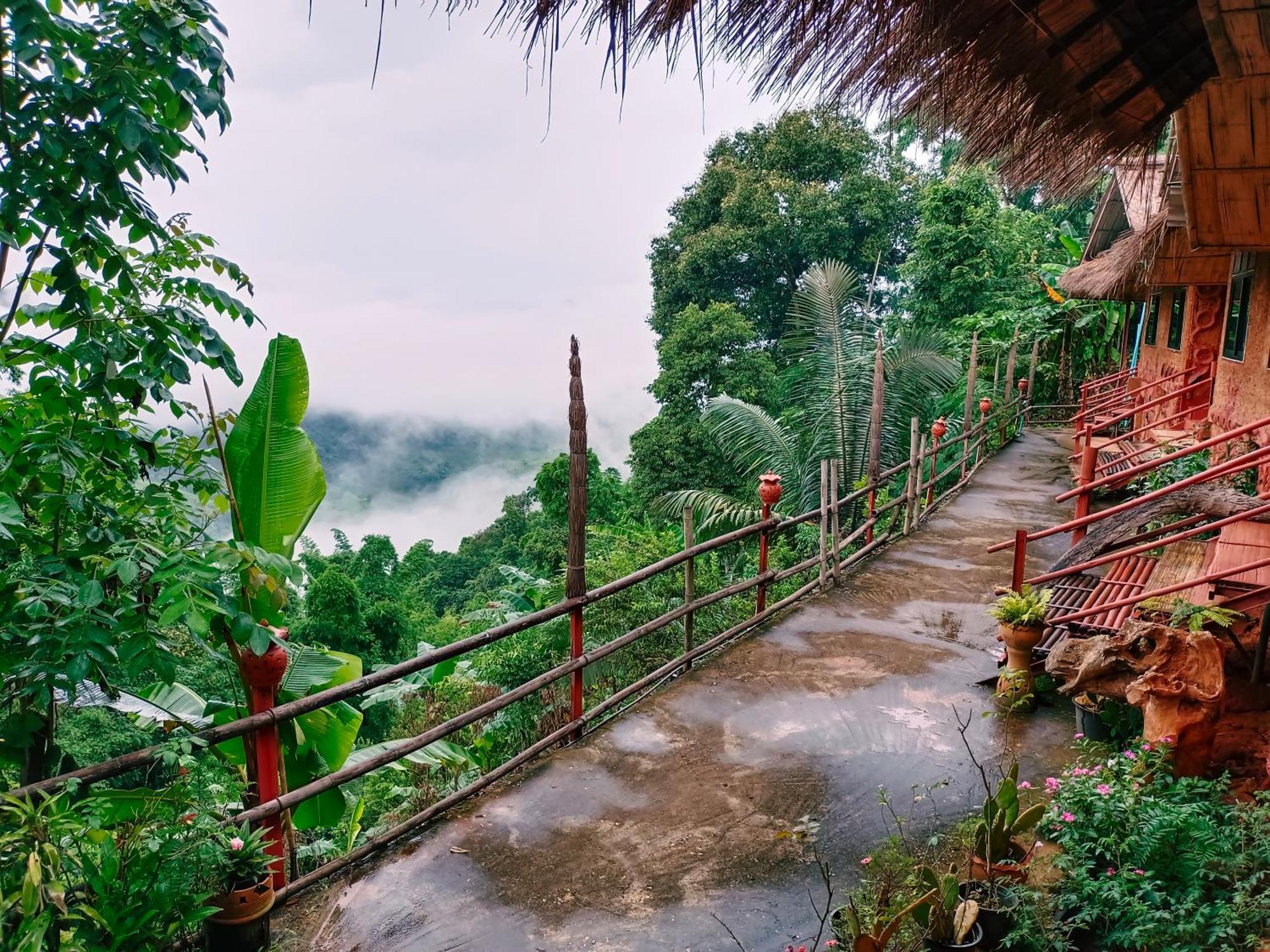 Apartmán Akha Mud House Mae Salong Exteriér fotografie